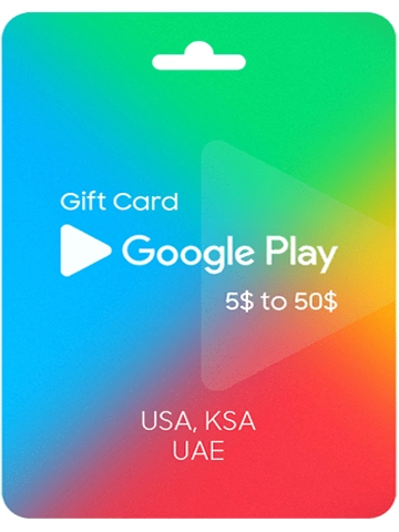 گیفت کارت 100دلاری گوگل پلی امریکا